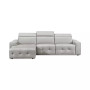 CLOSEOUT! Haigan 3-Pc. Leather Chaise Sectional Sofa with 1 Power Recliner