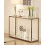 Cruz Sofa Table with Mirror Shelf