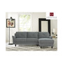 Harvard 3 Seat Sectional Sofa Upholstered Microfiber Fabric Curved Arms