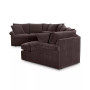 CLOSEOUT! Wedport 3-Pc. Fabric  Sectional with Sleeper and Cuddler Chaise