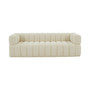 Calyna 90" Channel Tufted Boucle Sofa
