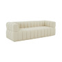 Calyna 90" Channel Tufted Boucle Sofa