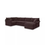 CLOSEOUT! Wedport 4-Pc. Fabric Modular Sectional with Sleeper and Chaise