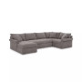 CLOSEOUT! Wedport 4-Pc. Fabric Modular Sectional with Sleeper and Chaise