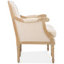 Ashtin Linen Traditional French Loveseat