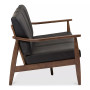 Ambelin 72" Faux Leather Sofa