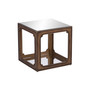 Maricelle Mirrored Square Accent Table