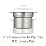 Gourmet Tri-Ply Clad Pasta Insert