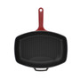 French Rectangular Enameled Cast Iron 12" Grill Pan