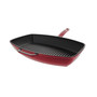 French Rectangular Enameled Cast Iron 12" Grill Pan