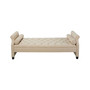 Eliza Roll Arm Day Bed with Bolster Pillows