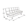 Nelson 74" Fabric Futon
