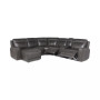 CLOSEOUT! Blairemoore 6-Pc. Leather Power Chaise Sectional with 1 USB Console and 2 Power Recliners, Created for Macy's