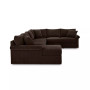 CLOSEOUT! Wedport 5-Pc. Fabric Modular Sectional with Sleeper and Chaise, Created for Macy's