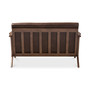 Wynona Faux Leather Loveseat
