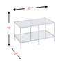 Ashe Glam Mirrored Cocktail Table