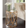 Arlo Metal Eyelet Accent Table
