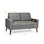 Modern 55'' Upholstered Loveseat