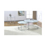 Rayne 24" Round Faux Marble End Table