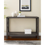 Farmhouse Metal-X Entry Table with Lower Shelf