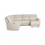 CLOSEOUT! Blairemoore 5-Pc. Leather Power Chaise Sectional with 1 USB Console and 1 Power Recliner, Created for Macy's