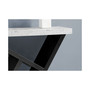 Accent Table - 36" L Cement-Look Hall Console