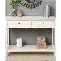 31.5" Medium Density Fiberboard, Wood 2-Drawer 1-Shelf Console and Entry Table