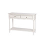 31.5" Medium Density Fiberboard, Wood 2-Drawer 1-Shelf Console and Entry Table