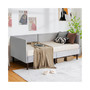 Twin Daybed Upholstered Linen Wooden Sofa Bed Frame