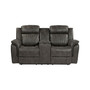 White Label Lola 74" Double Reclining Loveseat