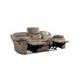 White Label Veloce 88" Double Glider Reclining Sofa