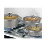 Die Cast Aluminum Round Casserole Lid with Induction Bottom 8.7"
