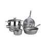 Die Cast Aluminum Round Casserole Lid with Induction Bottom 8.7"