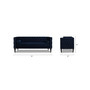 Diane 84" Upholstered Bench Seat Tufted Tuxedo Sofa with Bolster Pillows