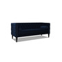 Diane 84" Upholstered Bench Seat Tufted Tuxedo Sofa with Bolster Pillows