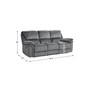 White Label Andes 89" Double Reclining Sofa