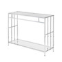 Mission Glass Console Table