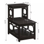 Omega 2 Step Chairside End Table