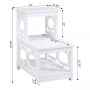 Omega 2 Step Chairside End Table