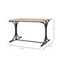 47" Entryway Console Space Saving Convertible Dining Table Office Desk