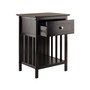 Marcel Accent Table in Coffee Finish