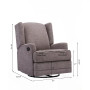 Serelda Wingback Swivel Glider Recliner