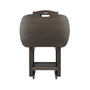 Lucca 5-Piece Wood Snack Table Set