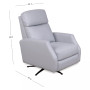 Allred Fabric Swivel Recliner, Created for Macy's