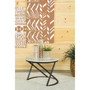 17.75" Marble Round Accent Table with Marble Top
