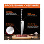 Professional 8" Chef Knife with Sharpener