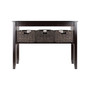Winsome Morris Console Hall Table With 3 Foldable Baskets