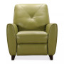 Myia Tufted Back Leather Pushback Recliner, Created for Macy's