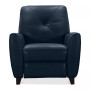 Myia Tufted Back Leather Pushback Recliner, Created for Macy's