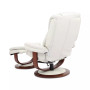 Faringdon Leather Euro Chair & Ottoman